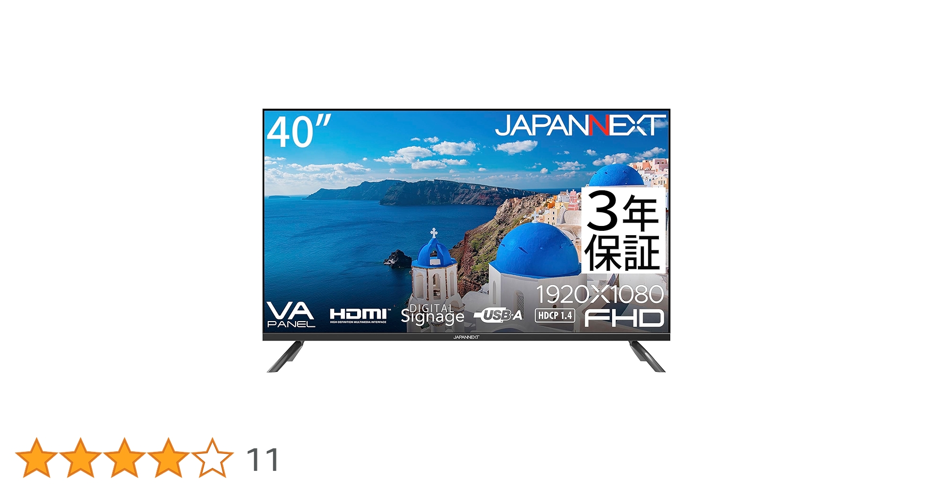 テレビ40インチ JAPANNEXT 40インチ VAパネル搭載 大型フルHD液晶モニター JN